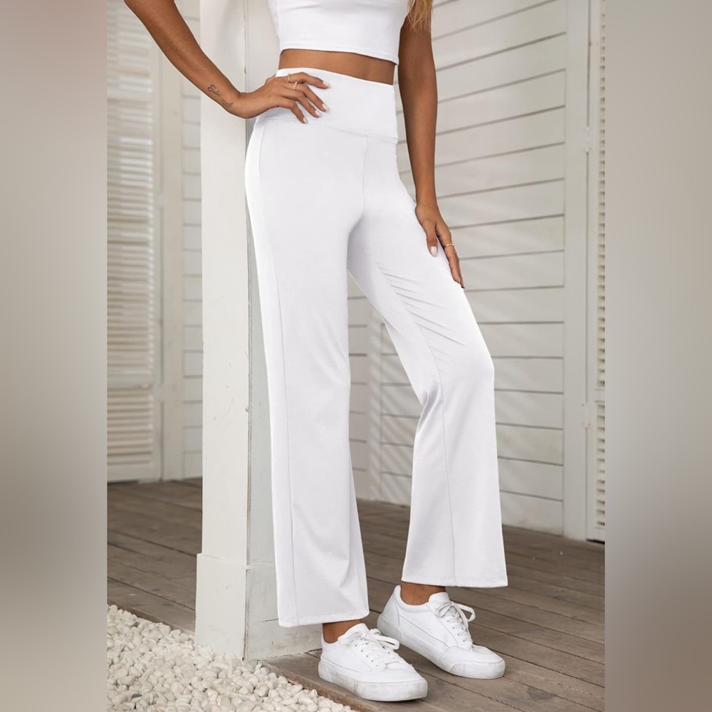 Women's Stretch Wide Leg Palazzo Lounge Pants Casual High Waist Yoga pants